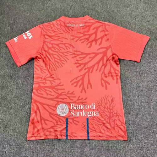 25-26 Cagliari Fourth Fans Soccer Jersey