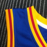 WARRIORS IGUODALA #9 Blue 75th Anniversary Retro NBA Jersey