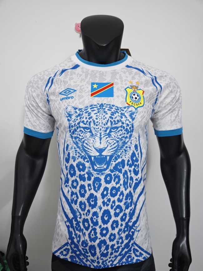 26-27 Congo White Special Edition Player Version Soccer Jersey