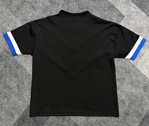 26-27 INT Blue Short sleeves Loose And Thickened Hoody