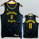 24-25 WARRIORS THOMPSON #11 Black Top Quality Hot Pressing NBA Jersey (Trapeze Edition) 飞人版