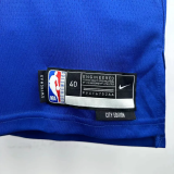 24-25 BUCKS LILLARD #0 Blue City Edition Top Quality Hot Pressing NBA Jersey(V领)