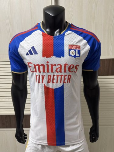 26-27 Lyon Home Leaked Edition Player Version Soccer Jersey
