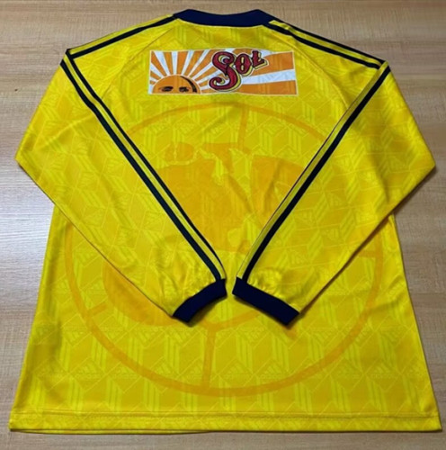 1998-1999 Club America Home Long Sleeve Retro Soccer Jersey