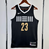 23-24 Grizzlies ROSE #23 Black City Edition Top Quality Hot Pressing NBA Jersey