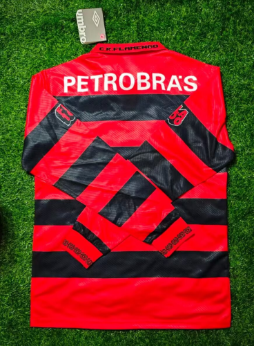 1994-1995 Flamengo Home Long Sleeves Retro Soccer Jersey