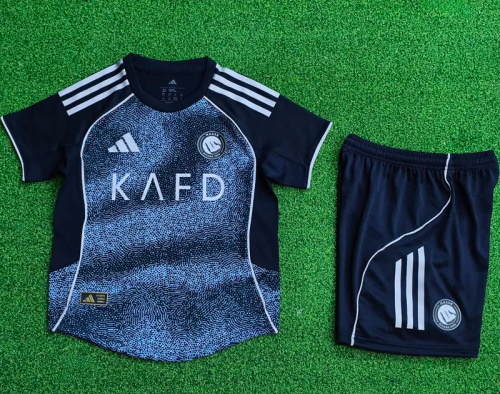 25-26 AL-Nassr Away Kids Player Version Soccer Jersey   (球员童装)