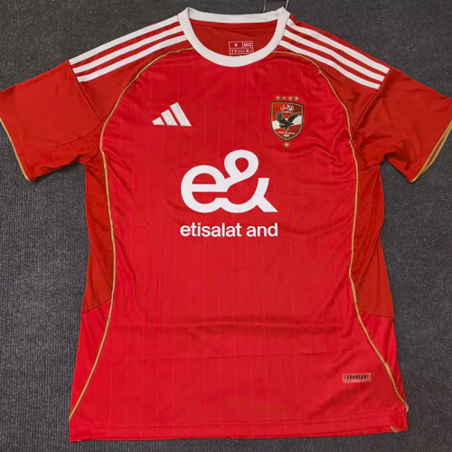 25-26 AL AHLY SC Home Fans Soccer Jersey