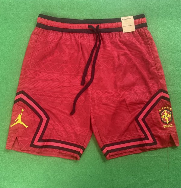 2026 Brazil Red Casual Version Breathable Shorts Pants