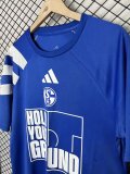 26-27 Schalke 04 Declaration Version Fans Soccer Jersey