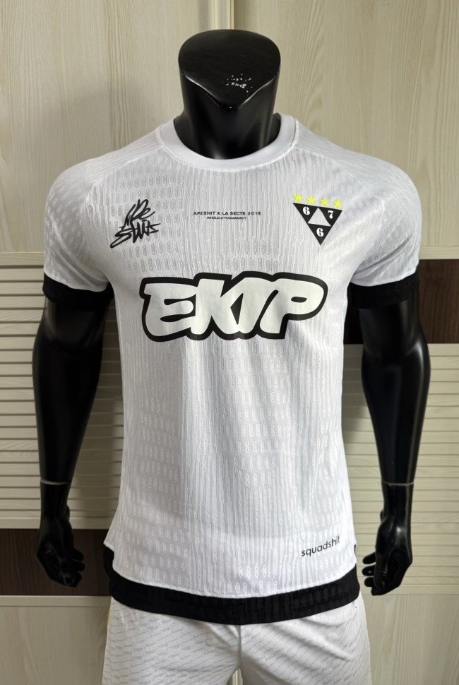 25-26 PSG White Co-Signed Version Player Version Soccer Jersey