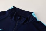 2026 NK Blue violet Half Pull Tracksuit