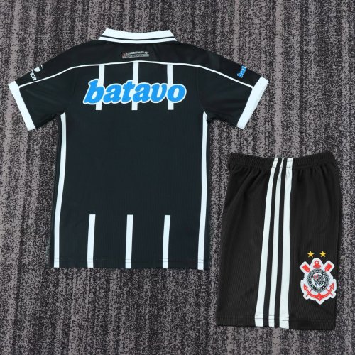 1999 Corinthians Away Retro Kids Soccer Jersey