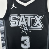 24-25 SA Spurs  Top Quality Hot Pressing NBA Jersey