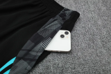 2025 AD White Blue Training Short Suit