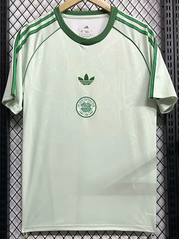 25-26 Celtic Light Green Special Edition Fans Soccer Jersey
