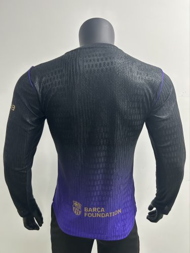 26-27 BAR Away Leaked Edition Long Sleeve Player Version Soccer Jersey*长袖球员