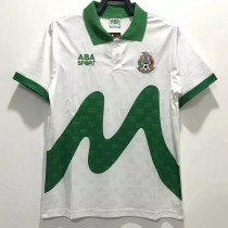 1995 Mexico Away White Retro Soccer Jersey 1995 Mexico Away White Retro Soccer Jersey