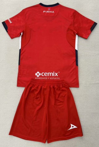 25-26 Cruz Azul Red Goalkeeper Kids Soccer Jersey