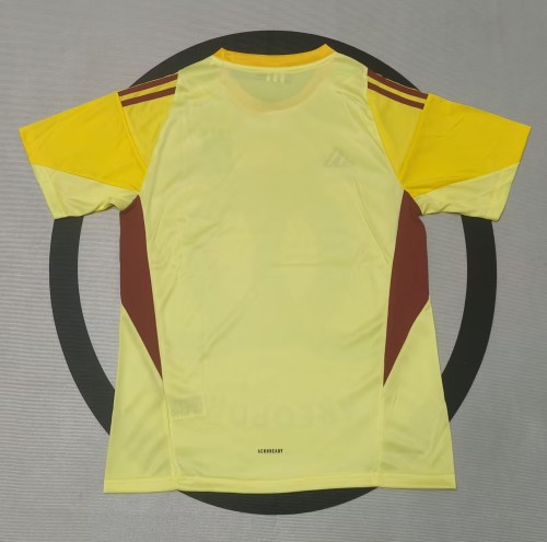 25-26 Italy Yellow GoalKeeper Fans Soccer Jersey