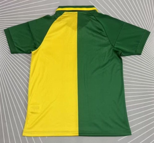 26-27 Man Utd Yellow Green Special Edition Fans Soccer Jersey