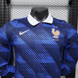 2026 World Cup France Home Long Sleeve Player Version Soccer Jersey*长袖球员