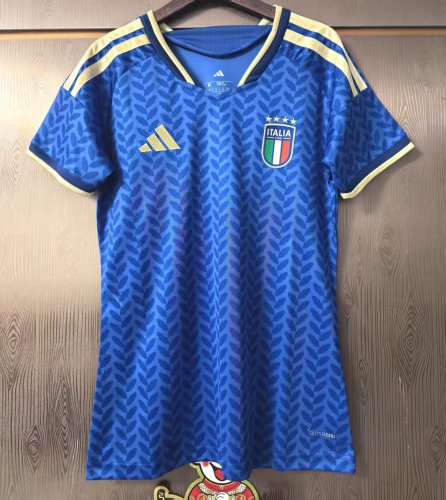 2026 Italy Home Women Fans Soccer Jersey (女)