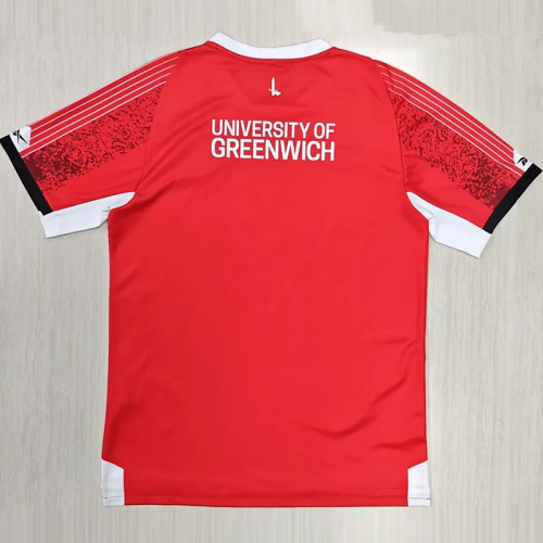 25-26 Charlton Athletic Home Fans Soccer Jersey