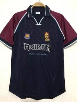1999 West Ham #7 Iron Maiden Home Retrot Soccer Jersey 1999 West Ham #7 Iron Maiden Home Retrot Soccer Jersey