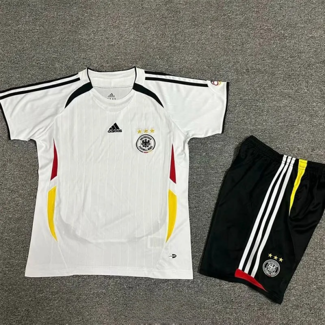 2006 Germany Home Kids Retro Soccer Jersey