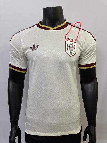 2026 World Cup Spain Away Player Version Soccer Jersey (With 2 Star)*两颗星