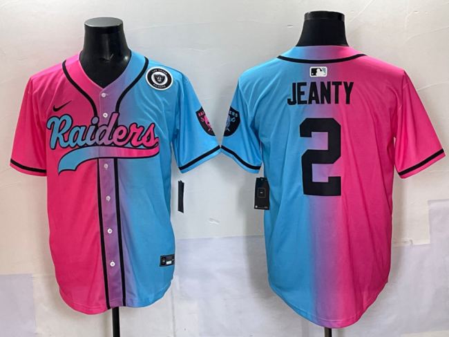 2025 MLB Las Vegas Raiders New Pattern Jersey