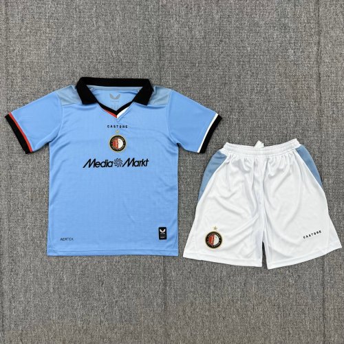26-27 Feyenoord Away Kids Soccer Jersey