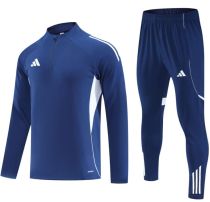 2025 AD Blue Half Pull Tracksuit 