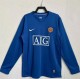 2008-2009 Man Utd Third Long Sleeves Retro Soccer Jersey