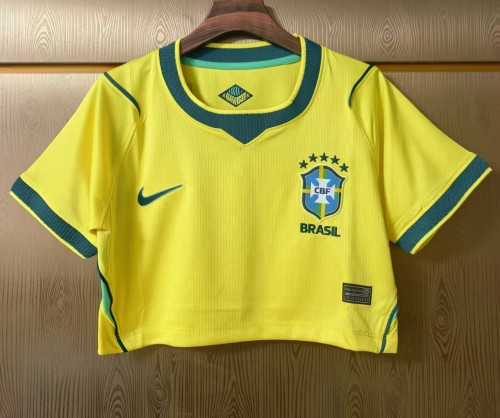 2026 Brazil Home Women Cheerleading Short-sleeved (女)
