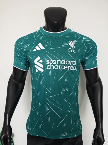 26-27 LIV Green Goalkeeper Player Version Soccer Jersey