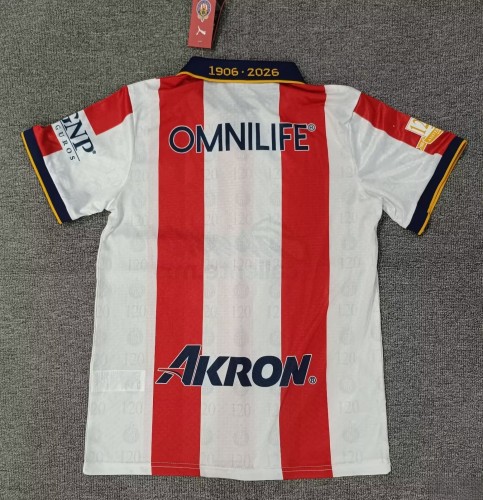26-27 Chivas Red Special Edition Fans Soccer Jersey