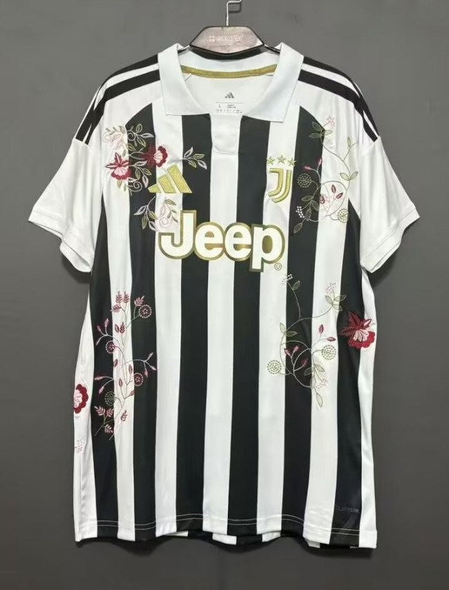 26-27 JUV Home Embroidered Version Fans Soccer Jersey