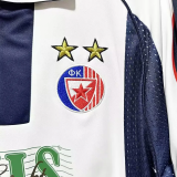 1999-2001 Red Star Away Retro Long Sleeve Soccer Jersey