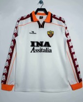 1998-1999 Roma Away Long Sleeve Retro Soccer Jersey 1998-1999 Roma Away Long Sleeve Retro Soccer Jersey