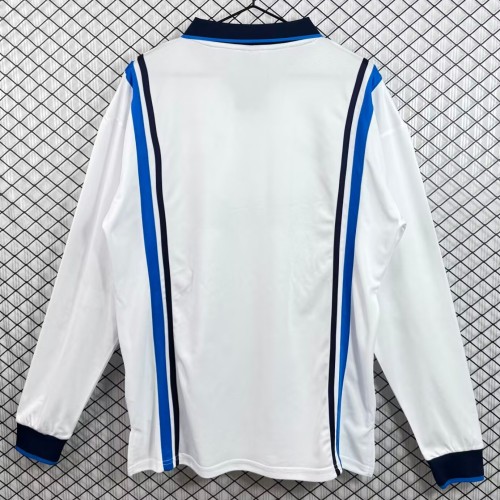 1997-1998 Napoli Away Long sleeves Retro Soccer Jersey