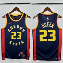24-25 WARRIORS GREEN #23 Royal blue City Edition Top Quality Hot Pressing NBA Jersey