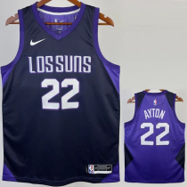 2017-18 SUNS AYTON #22 Royal Blue City Edition Top Quality Hot Pressing NBA Jersey 2017-18 SUNS AYTON #22 Royal Blue City Edition Top Quality Hot Pressing NBA Jersey