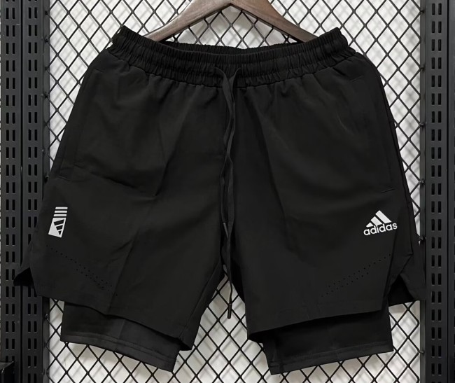 2026 ON Black Casual Double Layer Short Pants