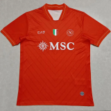 25-26 Napoli Orange Goalkeeper Fans Soccer Jersey
