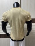25-26 PSG Earthy Yellow Co-Signed Version Player Version Soccer Jersey