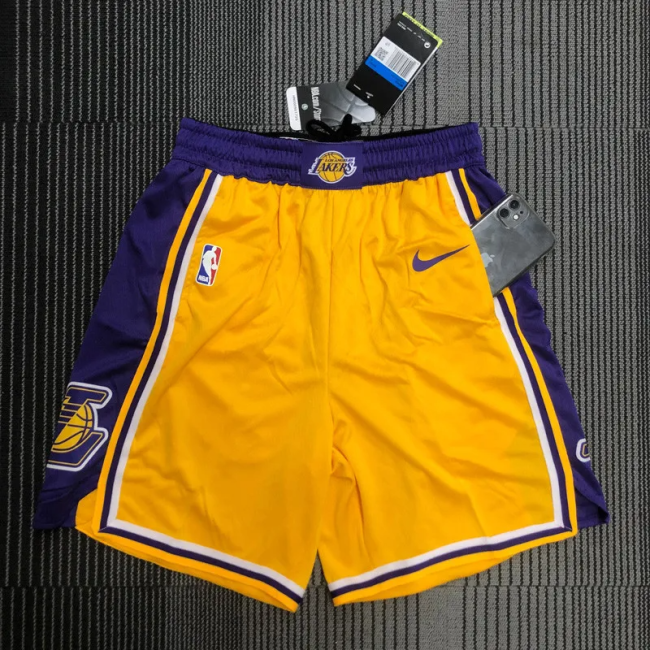 LAKERS Yellow Edition Top Quality NBA Pants