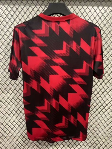 25-26 Man Utd Red Black Fans Training shirts