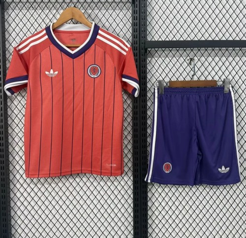 2026 World Cup Scotland Away Competition Version Kids Soccer Jersey*比赛版